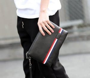 tas tangan pria bahan kulit