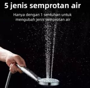 shower 5 jenis semprotan air