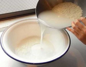 air cucian beras