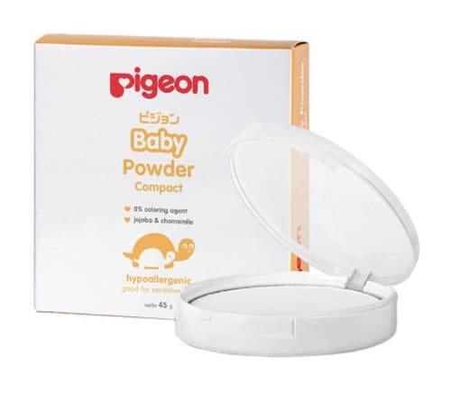 Bedak Bayi Padat Pigeon Baby Powder Compact terbaru