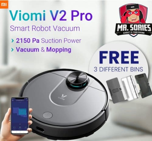 Xiaomi Viomi V2 Pro Smart Robot Vacuum Cleaner