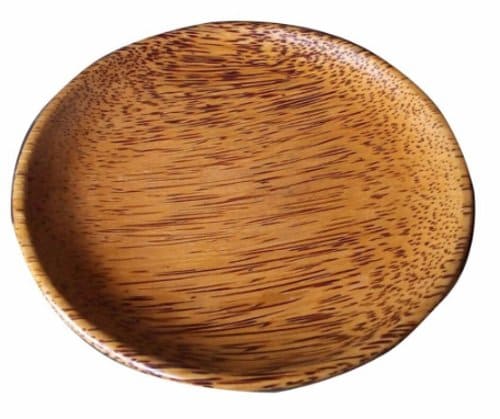 piring kayu glugu kelapa
