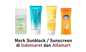 sunscreen di indomaret