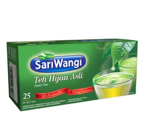 teh hijau sariwangi merk populer di indonesia