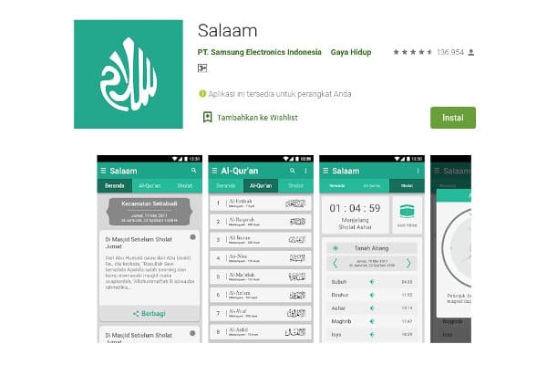aplikasi al quran Salaam