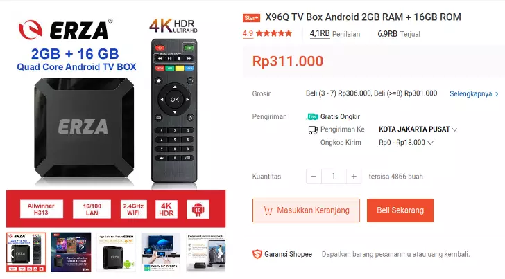 android tv box murah 300 ribuan