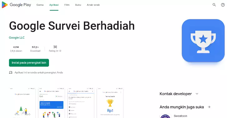 google survey berhgadiah