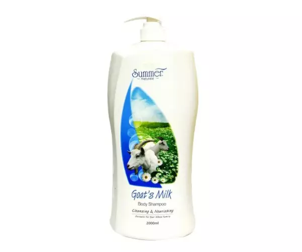 summer goat milk body shampoo