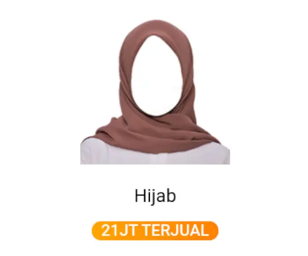 hijab shopee