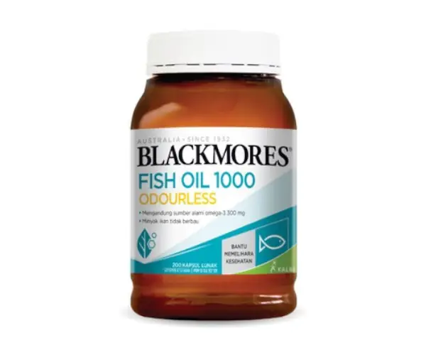 Blackmores 1000 Minyak Ikan Tanpa Pewangi