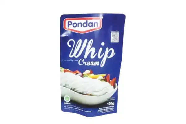 pondan whip cream