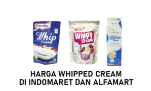 whipped cream di indomaret