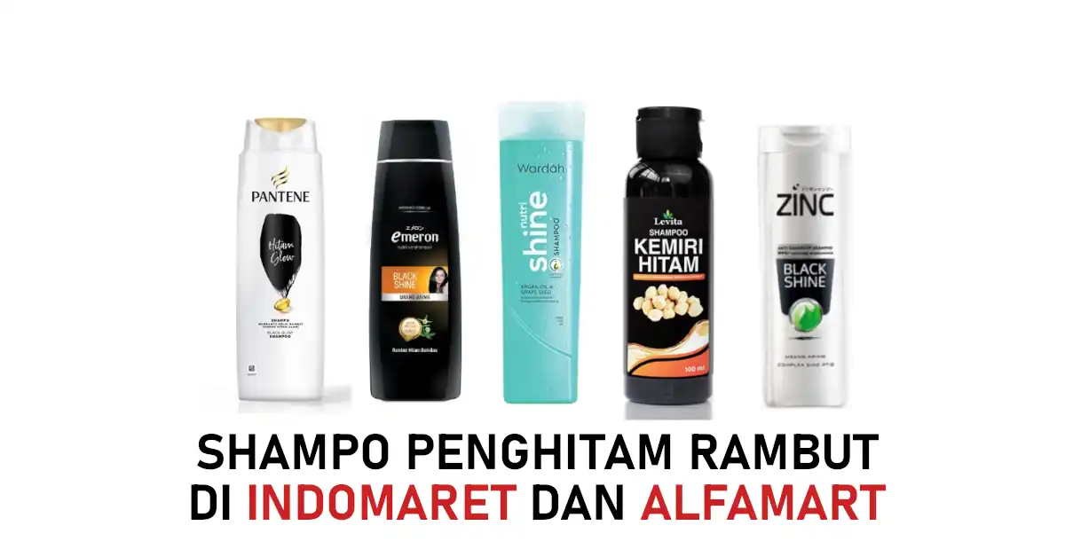shampo penghitam rambut di indomaret