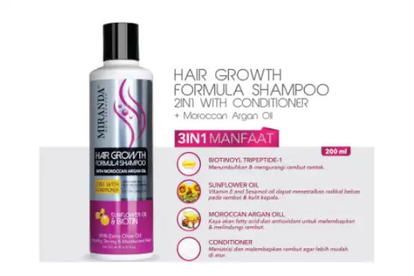 shampo biotin miranda hair growth